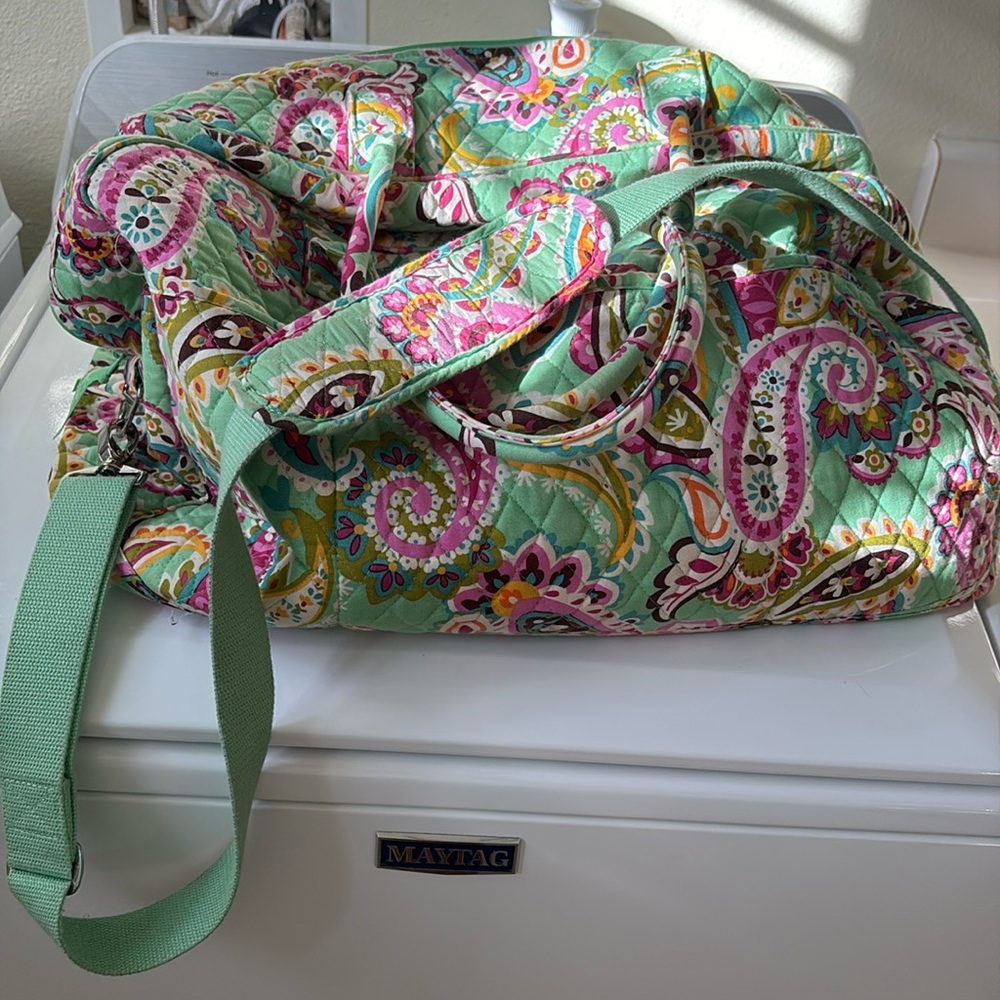 Large Vera Bradley duffle bag